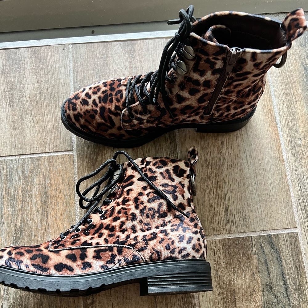 Leopard Print Boots